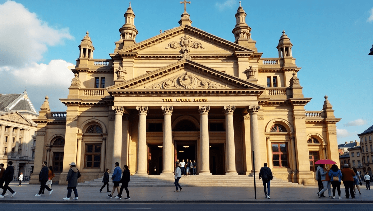 Historic building with classical architecture