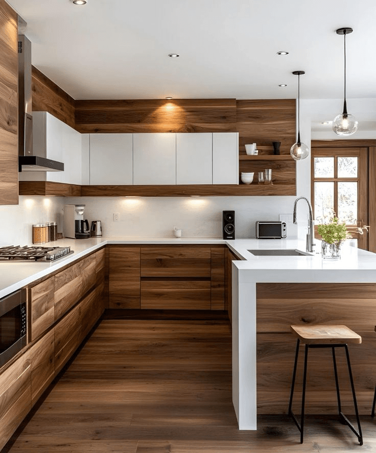 Wood, MDF, and laminate cabinets painting and finishing service