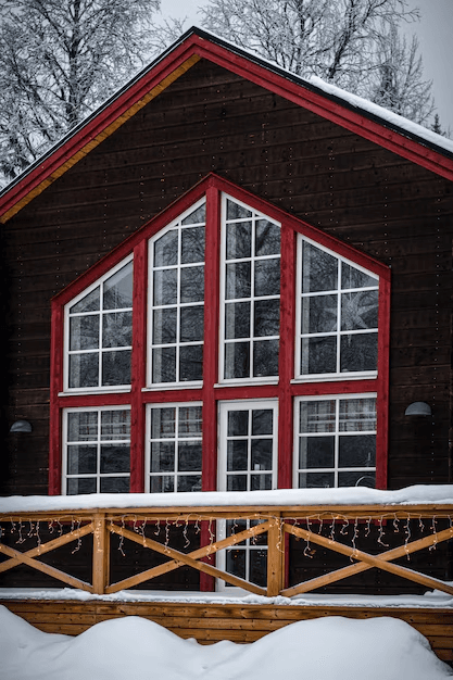 Exterior timber frame, window, and cladding painting services